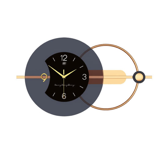 DUPLUSFUN Reloj de Pared Reloj de Pared Decorativo de Doble Capa de acrílico de Metal, Reloj de Estilo Moderno Decorativo para Sala de Estar, Dormitorio, decoración de Oficina Cuarzo de Calidad