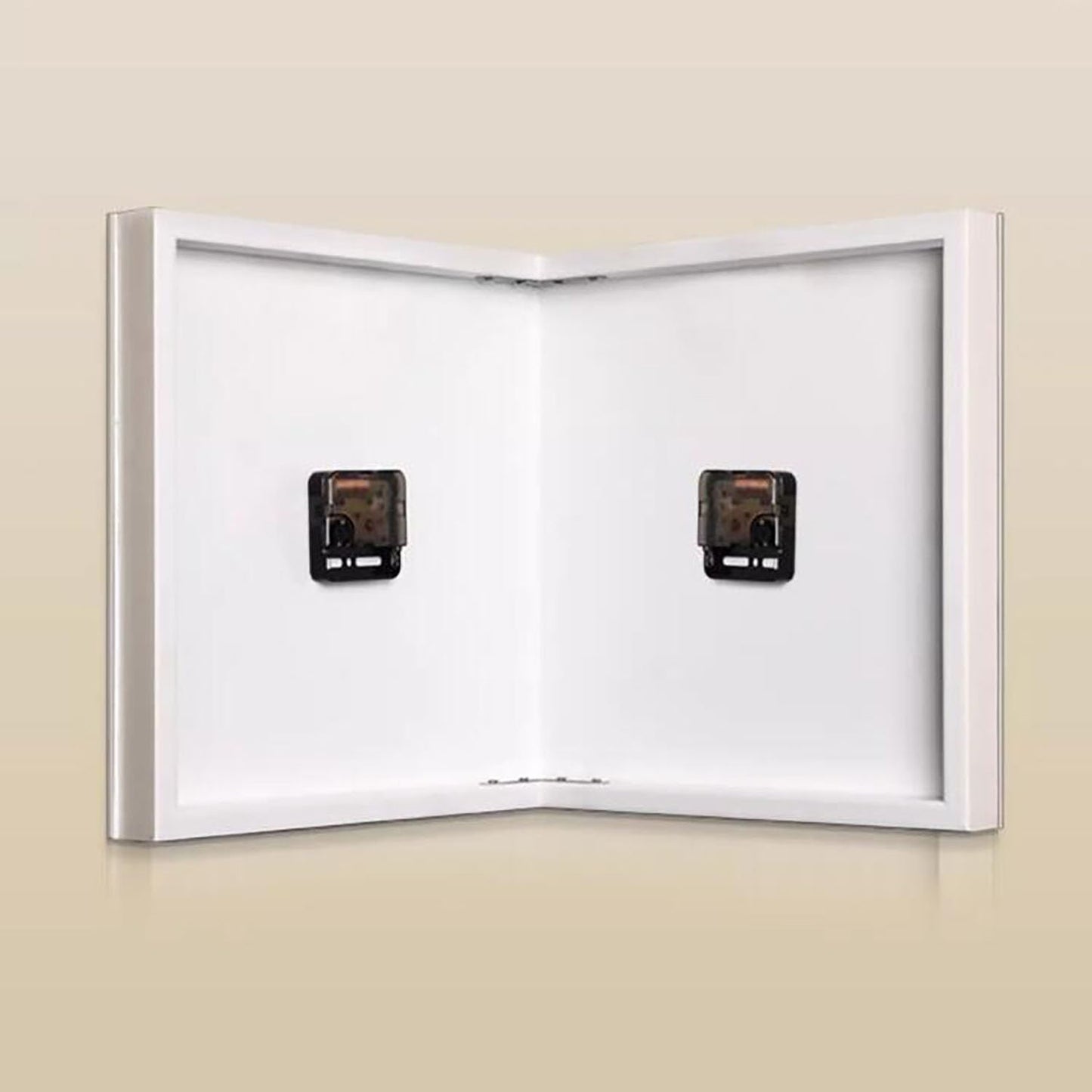 Reloj de pared con sensor luminoso de esquina, reloj de pared de esquina de doble cara con escala numérica, diseño acrílico para dormitorio y sala de estar